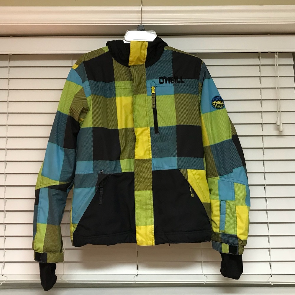 O’NEILL Ski Board Winter Hooded Jacket Size 14
